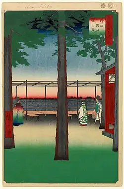 88. Morgenröte am Kanda Myōjin Schrein