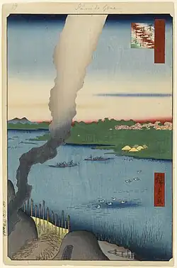 60. Ziegel-Brennöfen bei der Hashiba-Fähre über den Sumida