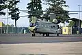 U.S. Army CH-47F Chinook from 1-214th GSAB taxiing at Wiesbaden Army Airfield (29 Sept 2022)
