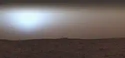 Sonnenaufgang am Sol 379 07:50