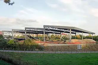 Die BMX-Piste des Vélodrome National im Oktober 2013
