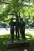 „Musizierende Dreiergruppe“ von Max Rieder (1957)