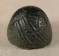 Antiker Messingfingerhut, ca. 14. Jahrhundert (Nürnberg)