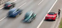 Der Standstreifen auf Autobahnen ist nicht sicher