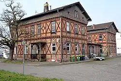 Alter Bahnhof in Germersheim, erbaut 1864 (Aufnahme 2015)