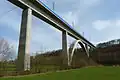 Rundbogen der Lahntalbrücke, Blickrichtung Süden