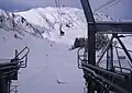Die Wanglspitze, von der Talstation der 150er Tux her gesehen.
