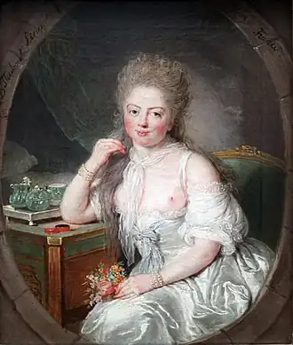 Junge Frau im Negligé, 1769