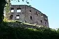 Außenansicht der Kernburg von Osten