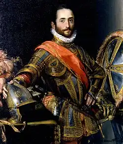 Francesco Maria II della Rovere, 1572, Öl auf Leinwand, 113 × 93&nbsp;cm, Uffizien, Florenz