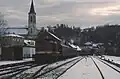 Zugverkehr im Bahnhof Neuhausen (1994)