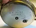 handsignierter Innendeckel „A. B. DÖKEL, HANNOVER“
