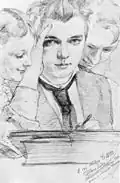 C.W. Allers Selbstporträt, 1882