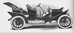 Ein 4-passenger Runabout (Corbin 1908).