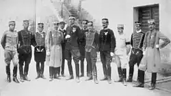 Mitglieder des Pferdereit-Komitee in Stockholm bei den Olympische Spielen 1912