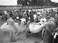 Start im Wanderer 5,7/20 auf der AVUS in Berlin, 1921, Number 4 ist Willy Scholl