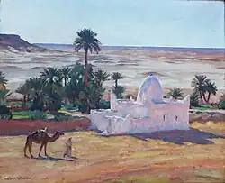 Henri Villain, Marabu in Béni Abbès, 1927.