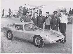 Giorgio Bassi (dritter von rechts) mit der ASA-Werksmannschaft 1965