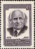 Die Sowjetunion ehrte Pieck mit einer Briefmarke 1966.