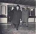 Diktator Ceaușescu bei der Eröffnung der Teilstrecke 1981