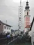 Maibaum-Aufstellen 1982