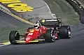 Stefan Johansson beim Training für den Großen Preis von Europa 1985