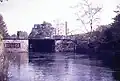 Flutgraben, Obere Freiarchenbrücke und Berliner Mauer, 1986