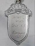 1994: Schildchen der Königskette (Vorderseite), Herbert Grünwald
