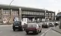 Ansicht von Norden mit ehemaliger Unterführung der Fernbahngleise zum Lehrter Bahnhof, 1998