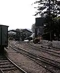 Dampf- und Diesellokomotiven im Betriebswerk Tournon, 1998