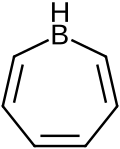 Strukturformel von 1H-Borepin