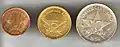Coins : 1; 5; 10 steloj (Zahl)