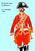 Garde du corps de Monsieur, 1. Kompanie