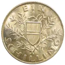1 Schilling 1925 Vorderseite