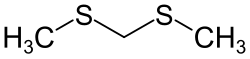 Strukturformel von 2,4-Dithiapentan