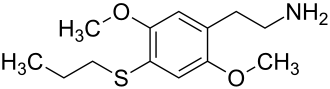Strukturformel von 2C-T-7
