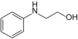 Strukturformel von 2-Anilinoethanol
