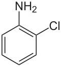 Struktur von 2-Chloranilin