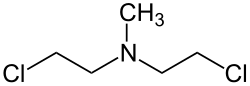 Struktur von Mechlorethamin