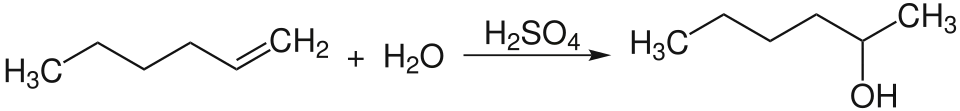 Herstellung von 2-Hexanol aus 1-Hexen