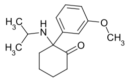 Strukturformel von Methoxisopropamin