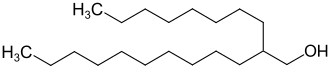 Strukturformel von 2-Octyldodecan-1-ol