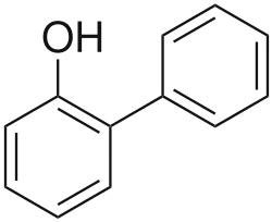 Strukturformel von 2-Phenylphenol