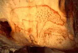 Darstellungen einer Höhlenhyäne und eines Leoparden