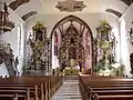 Innenraum der Pfarrkirche St. Gallus
