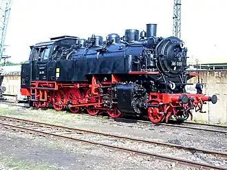 86 001 in Chemnitz-Hilbersdorf