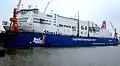 Das Schiff bei der Verlängerung