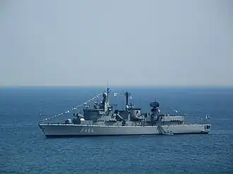 Backbordansicht der HS Kanaris (Φ/Γ Κανάρης)