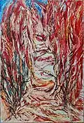 "Sutin's avenue", Die&nbsp;Leinwand/Öl, 140x95, 2008
