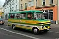 Blitz-Bus von 1965, 2009 in Eberswalde als historisches Fahrzeug